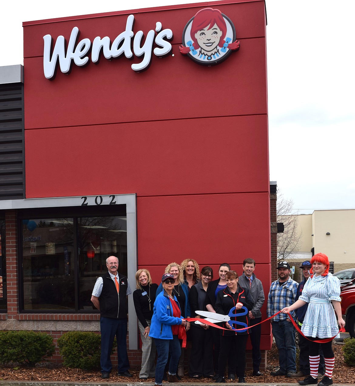 Courtesy photo
The Coeur d&#146;Alene Chamber of Commerce celebrated a ribbon cutting with Wendy&#146;s, 202 Appleway, Coeur d&#146;Alene.