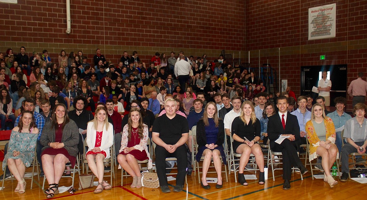 Photo Courtesy of WALLACE JR./SR. HIGH SCHOOL/
2019 Wallace Miner senior scholarship recipients.