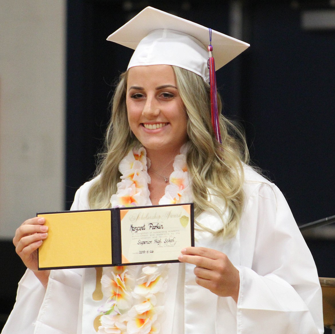 MARGARET PARKIN was a co-valedictorian for the Superior High School Class of 2019.