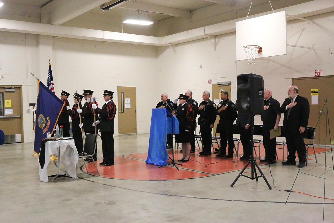 Photo by MANDI BATEMAN
On Thursday, May 16, at 6:30 p.m., people gathered at the former Armory building to honor the National Peace Officer Memorial Observance.