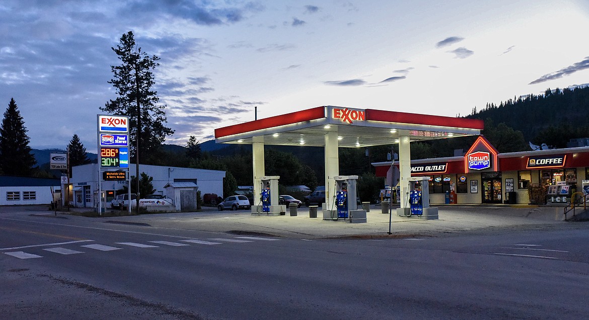 Looking northwest in Highway 2 in Troy, TCO Lube and Tire has been purchased by Town Pump to expand their current station. (Ben Kibbey/The Western News)