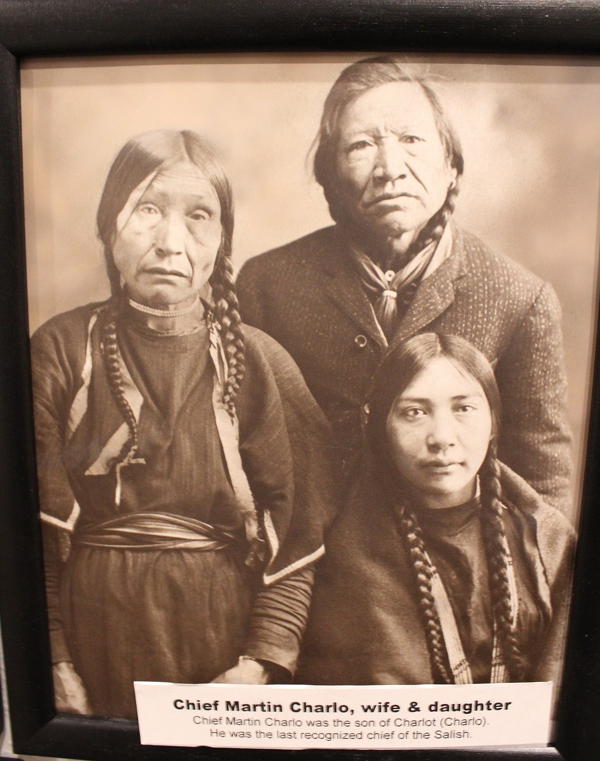 The Ninepipes Museum features a long hall filled with black and white photos of leaders of the Salish, Kootenai, Nez Perce, Blackfeet and other tribes and their people.