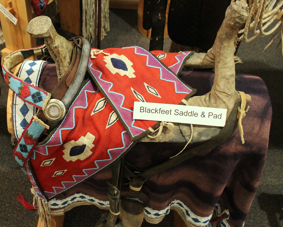 The museum features Native American saddles as well as horse tack used by whites.