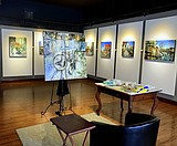 Pilot-Sailor Arlon Rosenoff's passion? Sharing his art