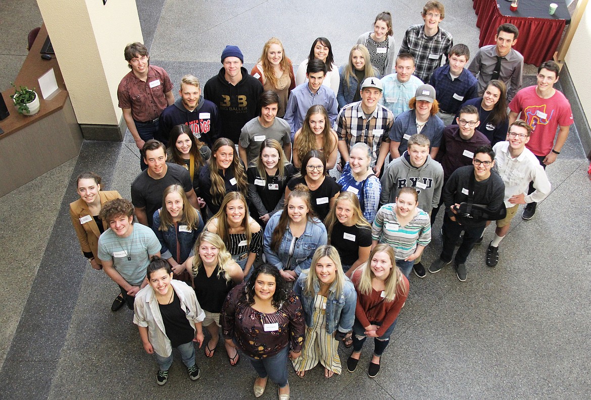 (Photo courtesy NORTH IDAHO COLLEGE)
North Idaho College dual credit students pose for a group photo at a recent breakfast in their honor. Among those recognized for graduating NIC were students from Bonner and Boundary counties.