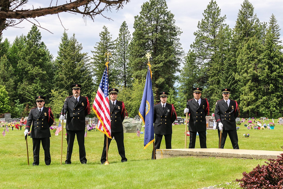 Photo by MANDI BATEMAN
Boundary County Fire Service Honor Guard.