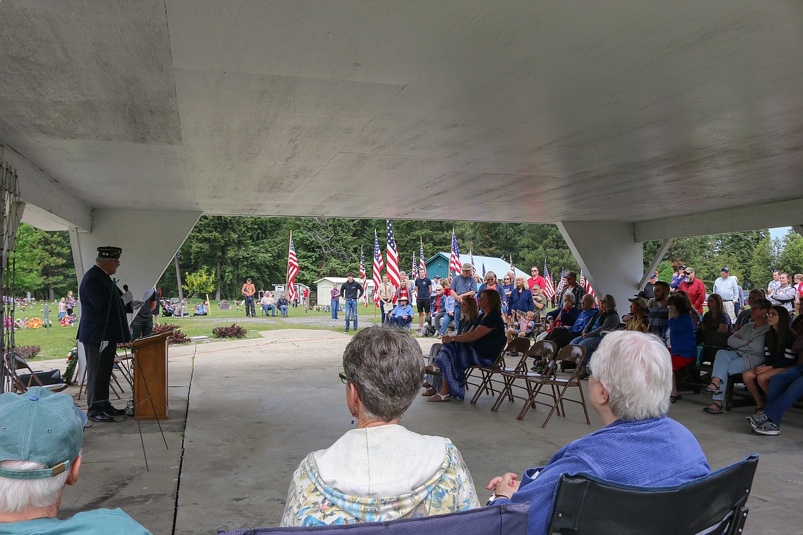 Photo by MANDI BATEMAN
Many people came to honor and remember the fallen.