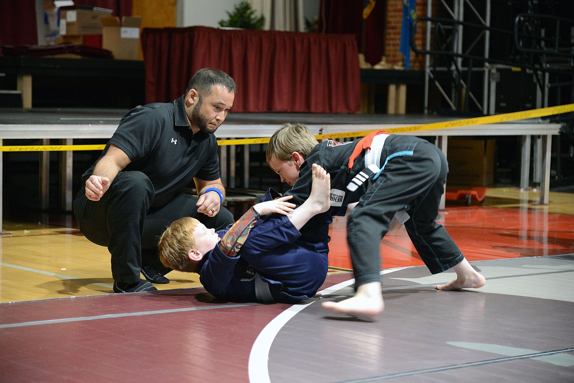 (Courtesy Photo)
Benjamin Hollabaugh passes the guard.