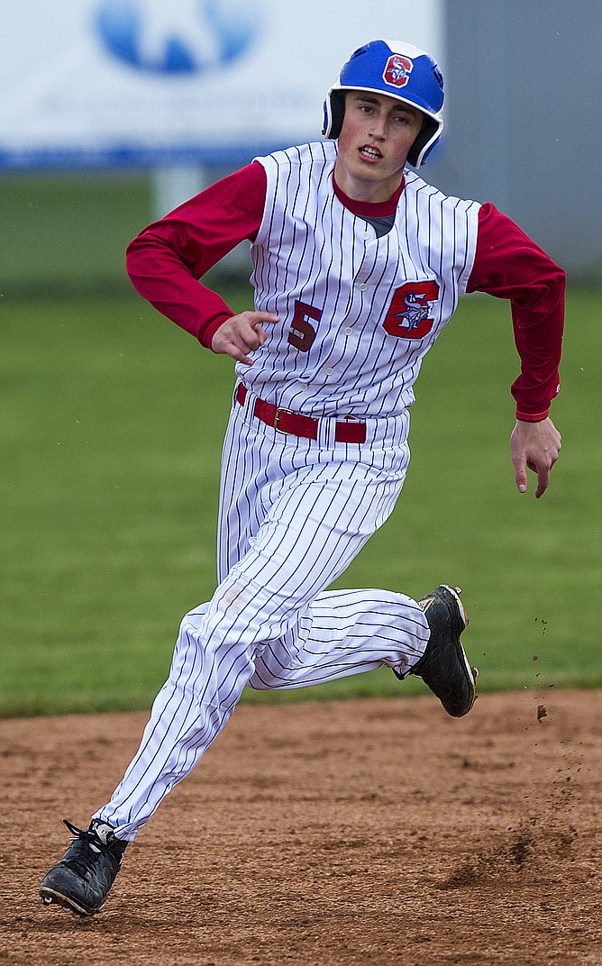 LOREN BENOIT/Press file
Carter Friesz playing baseball at Coeur d&#146;Alene High.