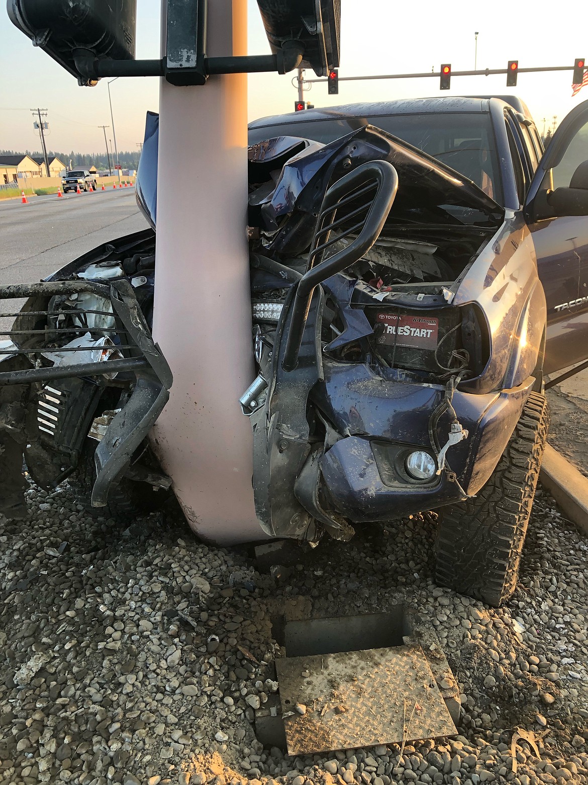 Courtesy photo
David Clos, 42, was charged with felony DUI after crashing into a light pole at the intersection of U.S. 95 and Kathleen Avenue.