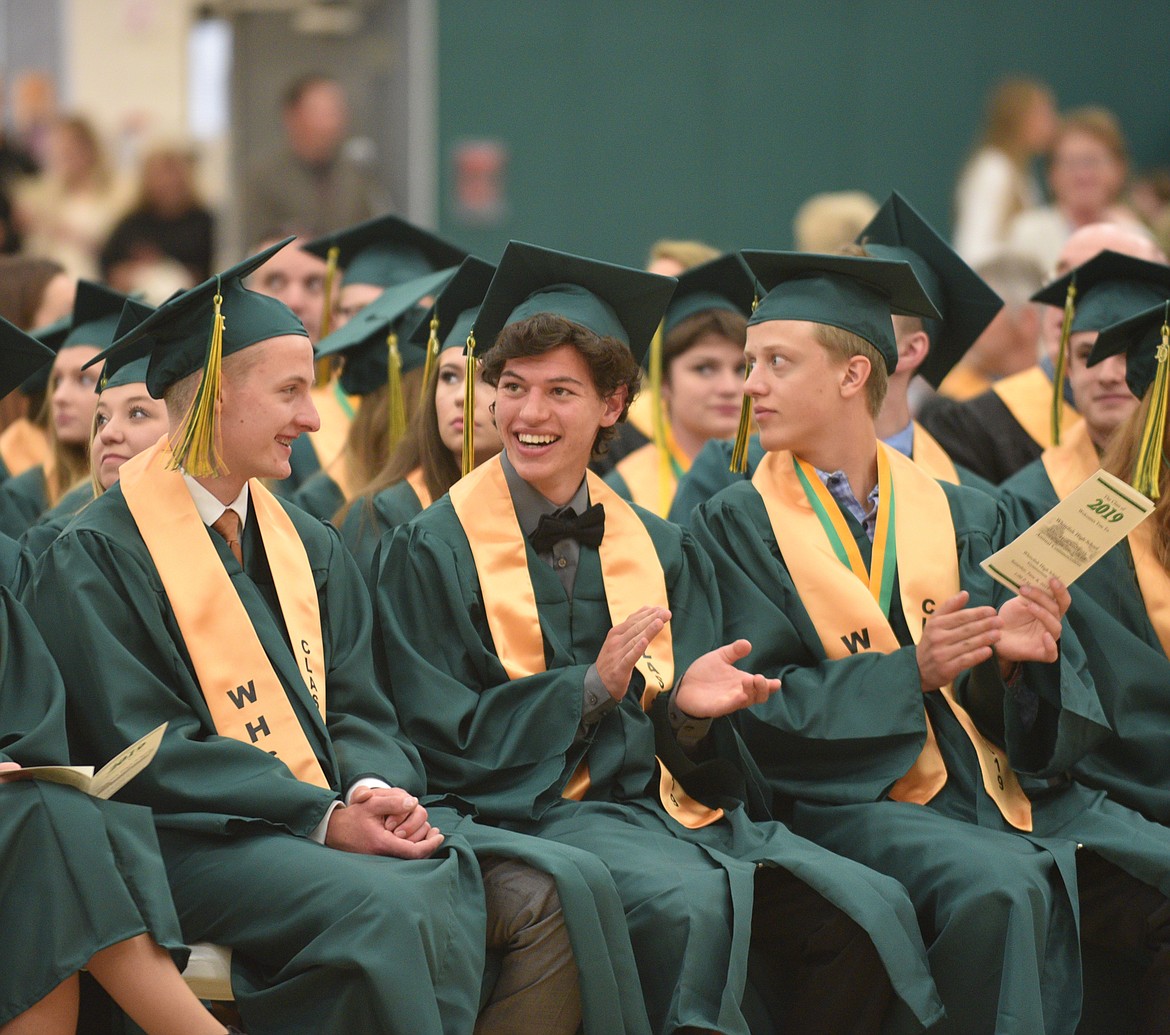 Whitefish High School graduated 96 seniors Saturday as part of the Class of 2019 during a commencement ceremony in the gym. (Heidi Desch/Whitefish Pilot)