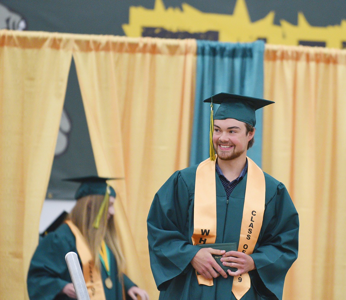 Whitefish High School graduated 96 seniors Saturday as part of the Class of 2019 during a commencement ceremony in the gym. (Heidi Desch/Whitefish Pilot)