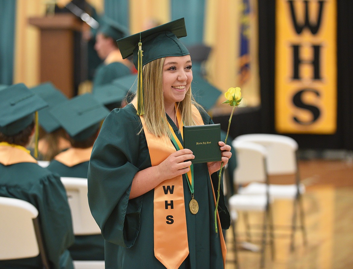 Whitefish High School graduated 96 seniors Saturday as part of the Class of 2019 during a commencement ceremony in the gym. (Heidi Desch/Whitefish Pilot)