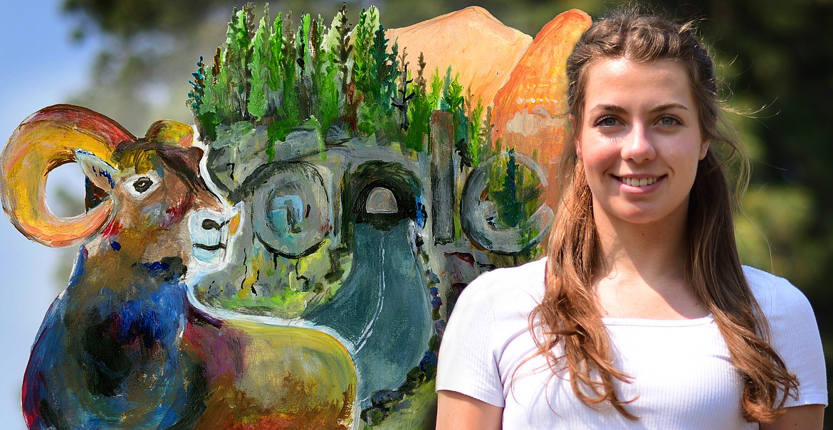 Raychel Hoerner was the Montana winner of the 2019 Doodle Google Contest with her image depicting the theme of &#147;When I grow up, I want to see conservation of land.&#148; (Photo illustration by Jeremy Weber)