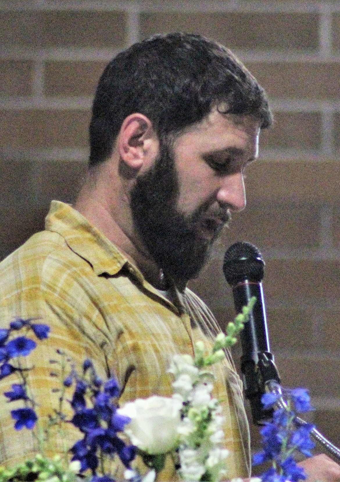 MICAH GROSSBERG was the guest speaker for the Thompson Falls commencement exercises held Sunday, June 2 in the high school gym.