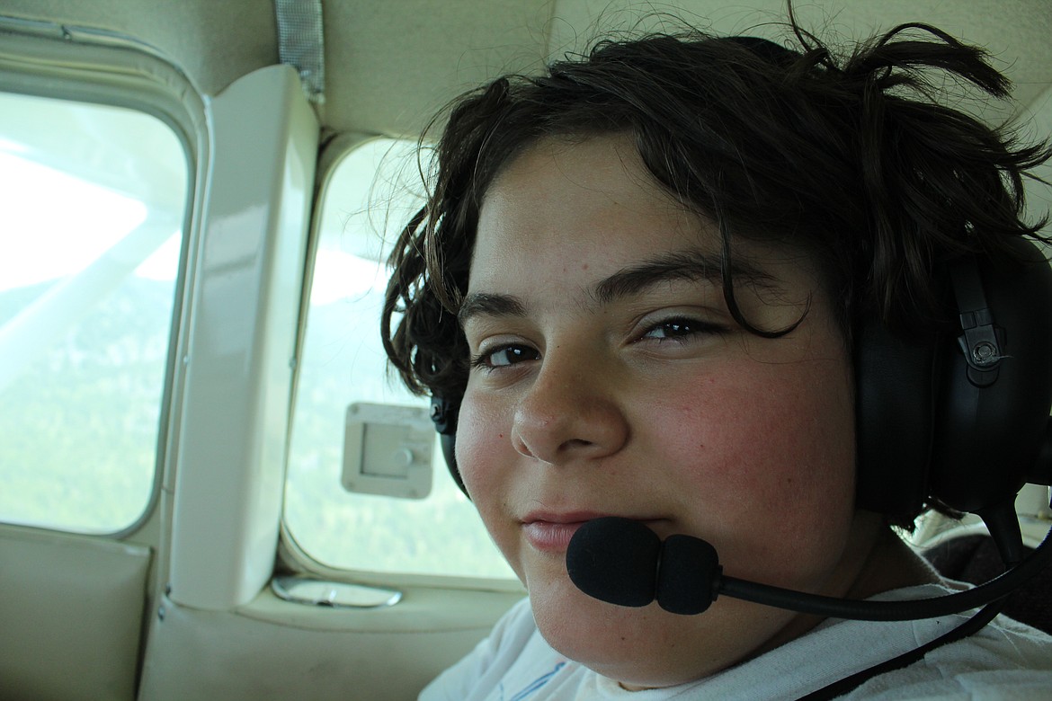 PEPPER LULACK aboard Young Eagles flight 4709d.