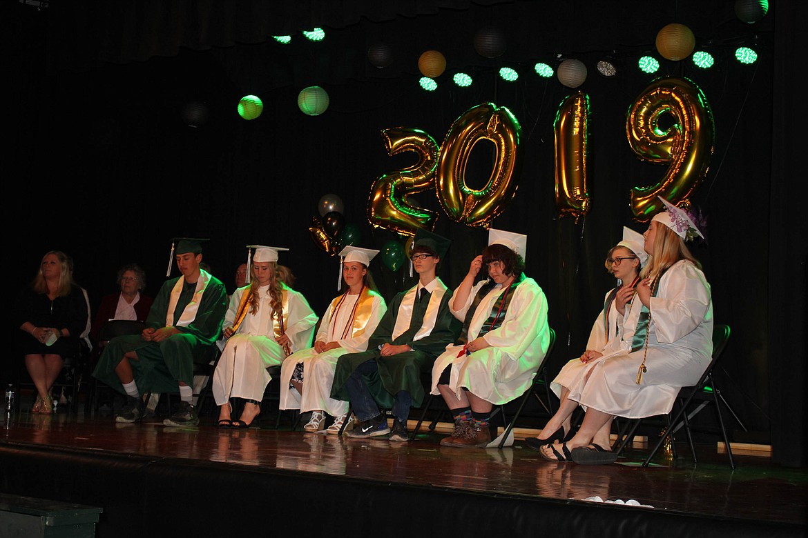 THE ST. Regis class of 2019 members take their seats at their commencement ceremony on Sunday, May 26.

(Maggie Dresser photos/Mineral Independent)