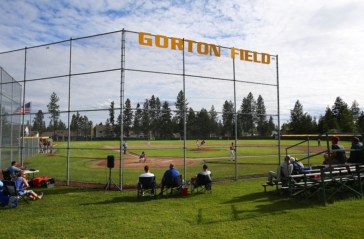 Spectators watch an American Legion baseball game between the Coeur d&#146;Alene Lumbermen and the Northern Lakes Mountaineers last week at Gorton Field in Rathdrum.