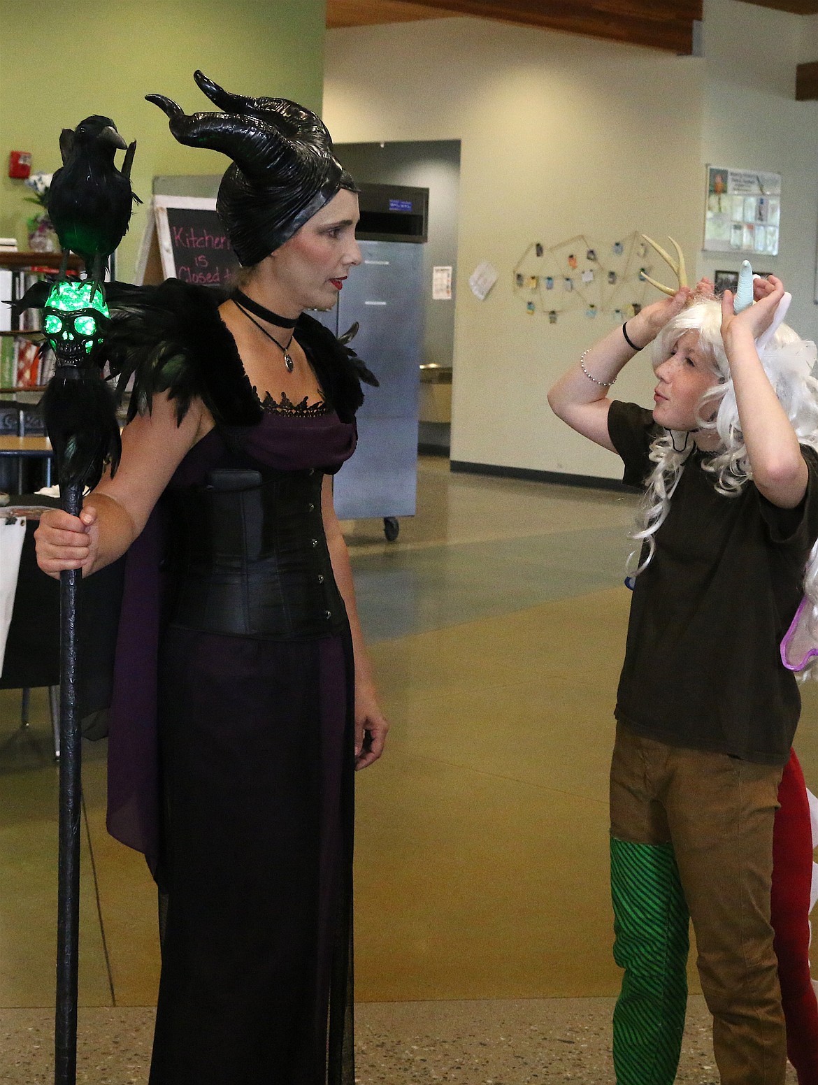 (Photo by MARY MALONE)
Sandemonium, North Idaho&#146;s own fan convention, returned to Forrest M. Bird Charter School on Saturday for the fourth annual event, complete with games, vendors, entertainment and, of course, a cosplay contest.