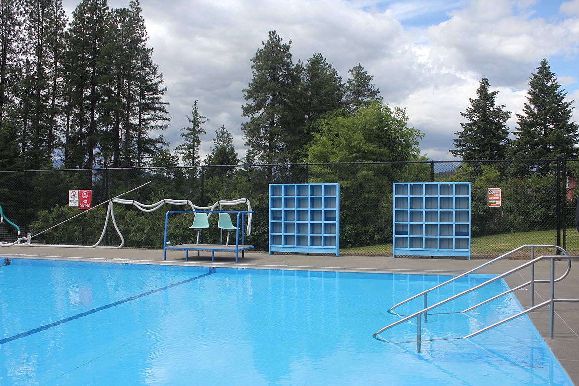 Photo by TANNA YEOUMANS
The City Pool, now open, is ready for swimmers.