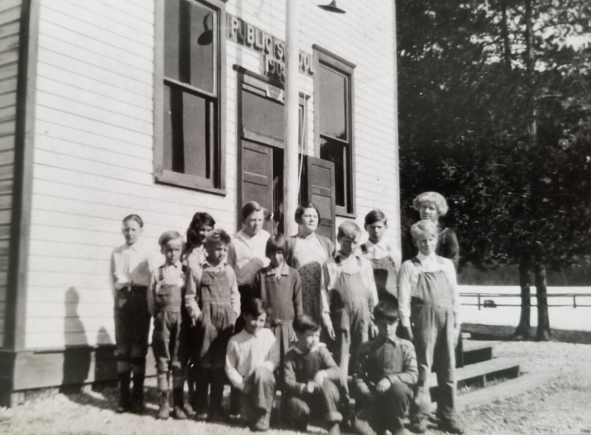 THE DeBORGIA Class of 1930 stands outside the schoolhouse when it was operational. (Courtesy photo)