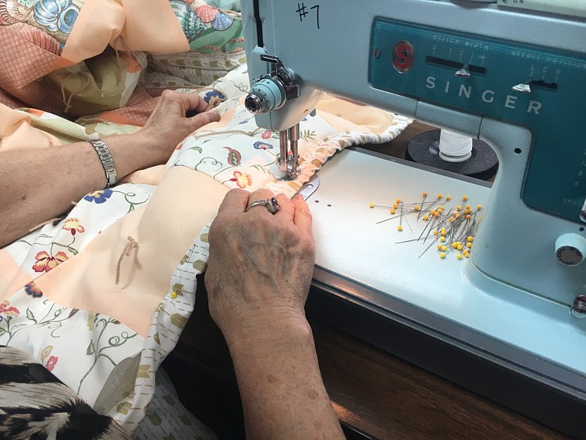 Rachal Pinkerton/Sun Tribune
The quilting ladies of Othello use their talents to bless people around the community.