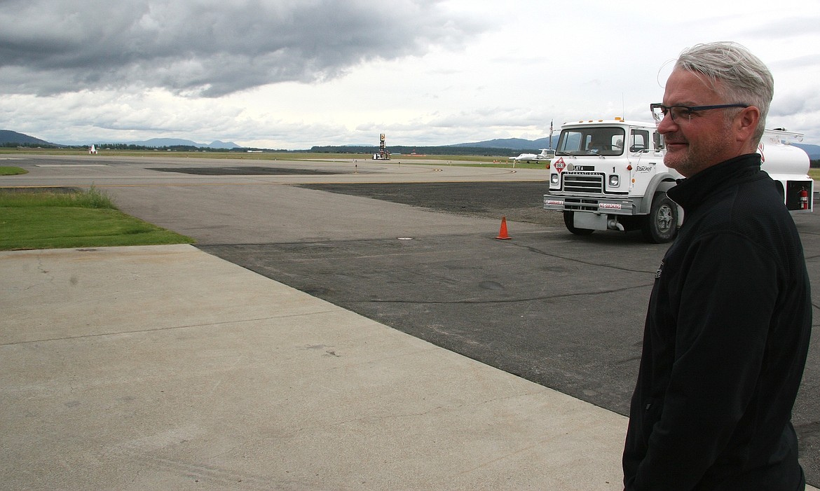 StanCraft owner Robb Bloem surveys the fueling center at the Coeur d&#146;Alene Airport that his company purchased last month and was formerly occupied by Southfield Aviation. (BRIAN WALKER/Press)