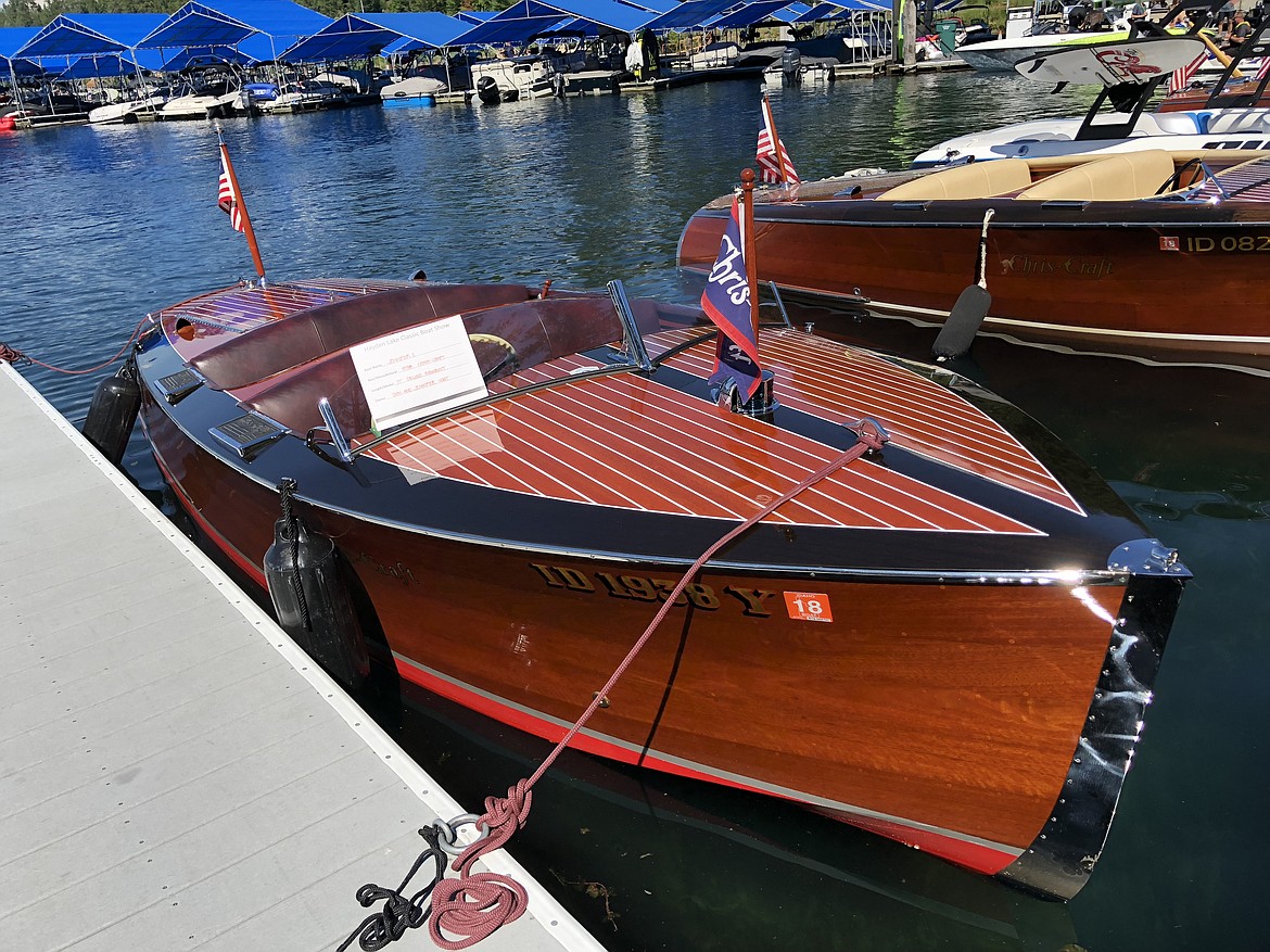 Don and Jennifer Vogt's 2938 Chris-Craft wooden boat called &quot;Jennifer II&quot; will be among those on display at Sunday's sixth annual Hayden Lake Classic Boat Show. (Courtesy photo)