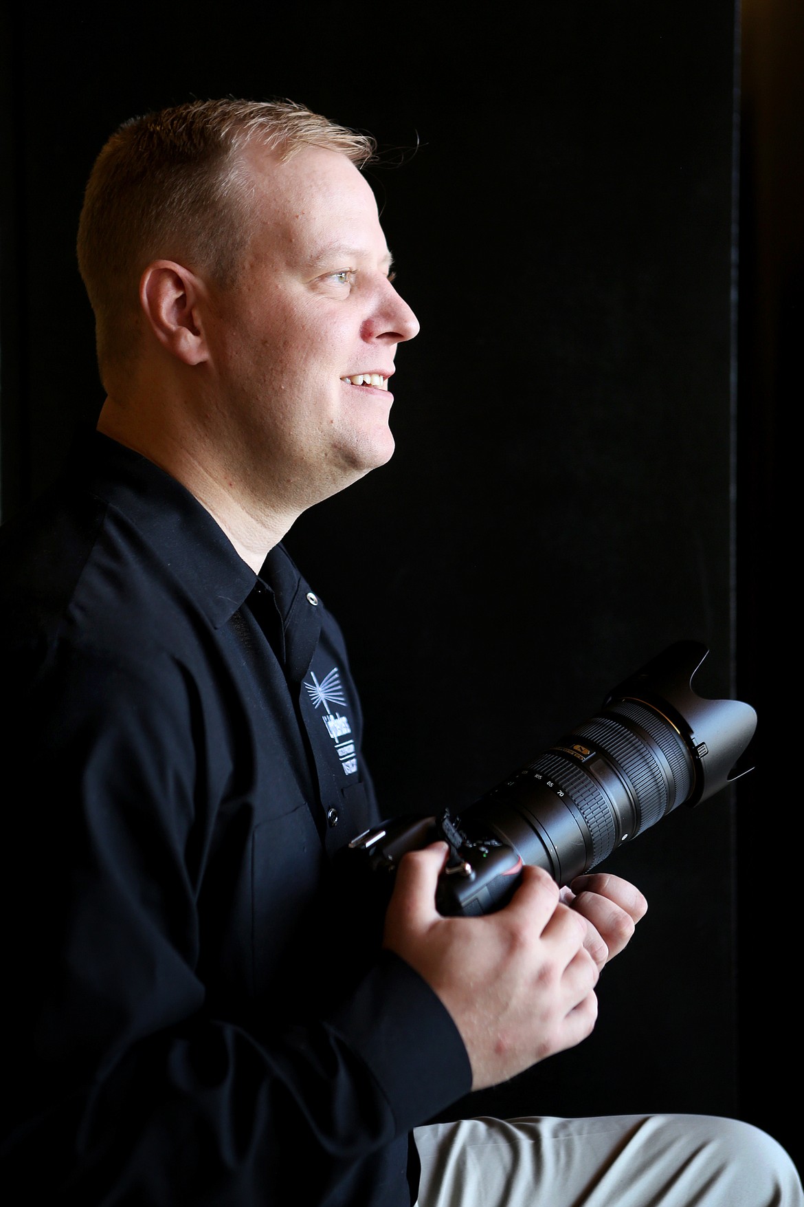 Marine Corps veteran Jon Vander Ark will instruct the Kalispell LightBenders course, beginning July 8 at the Kalispell Vet Center. Vander Ark discovered photography helped him reconnect with his family after four years of military service. (Mackenzie Reiss/Daily Inter Lake)
