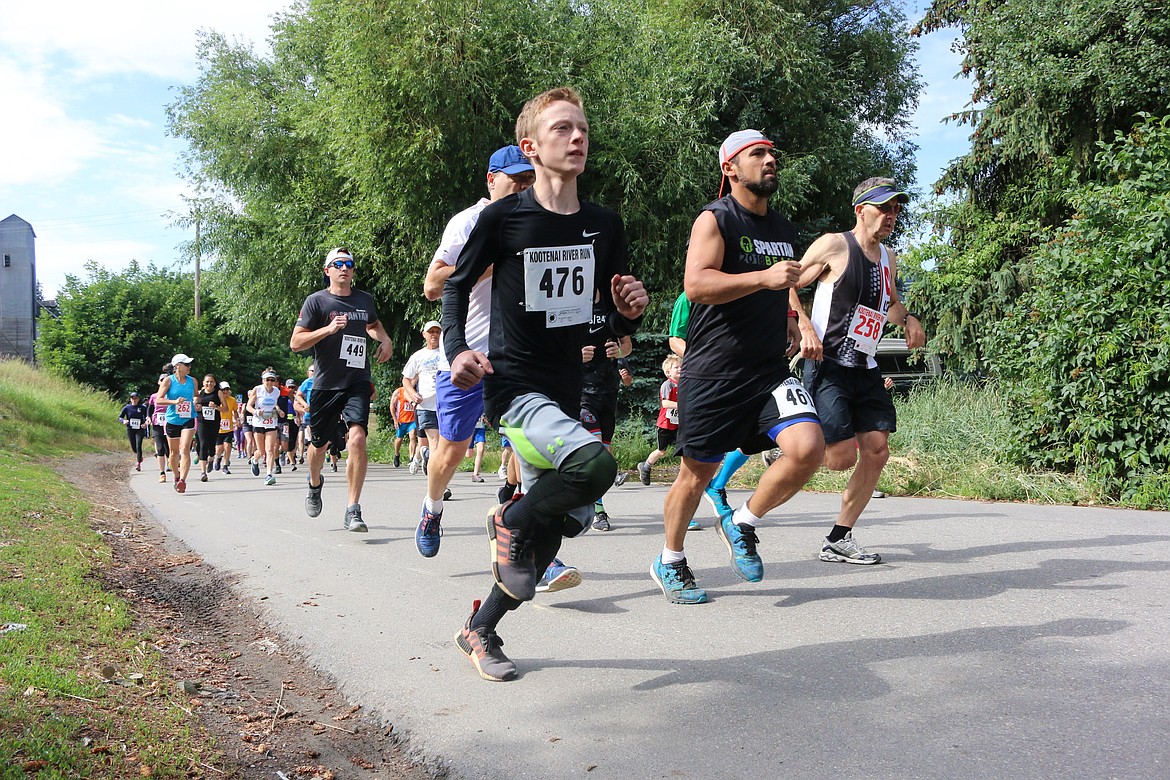 Photo by MANDI BATEMAN
The Kootenai River Run took place on Saturday morning.