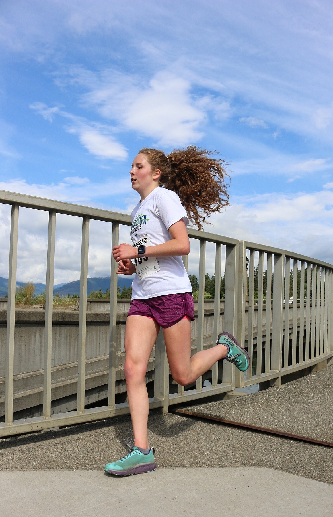 Photo by MANDI BATEMAN
Abigail Gorton set a personal best time for the race, and earned herself the 5K Ladies&#146; win.