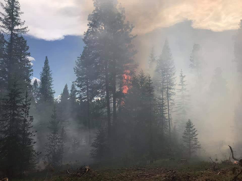 Photo by NORTH BENCH FIRE
The fire grew to just over two acres before being contained.