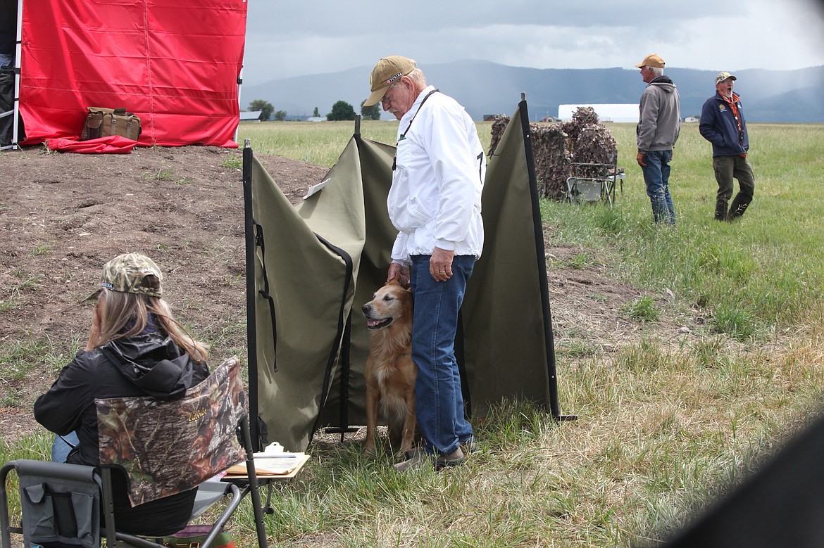 SEVERAL COMPETITORS participated in the National Amateur Retriever Club on June 15-22 in Ronan. The competition, which included all retriever breeds, drew hundreds of contestants from all over the country. (photo courtesy of Susan Lake)