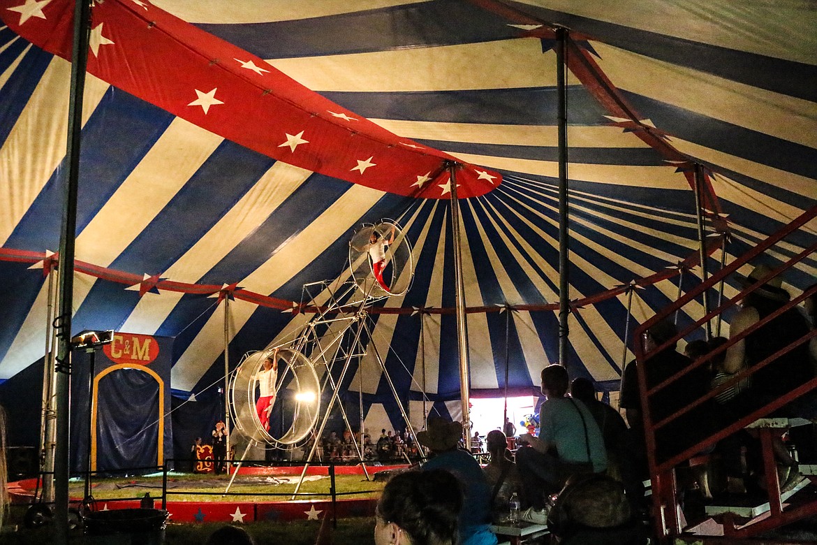 Photo by MANDI BATEMAN
Acts thrilled the audience under the Big Top