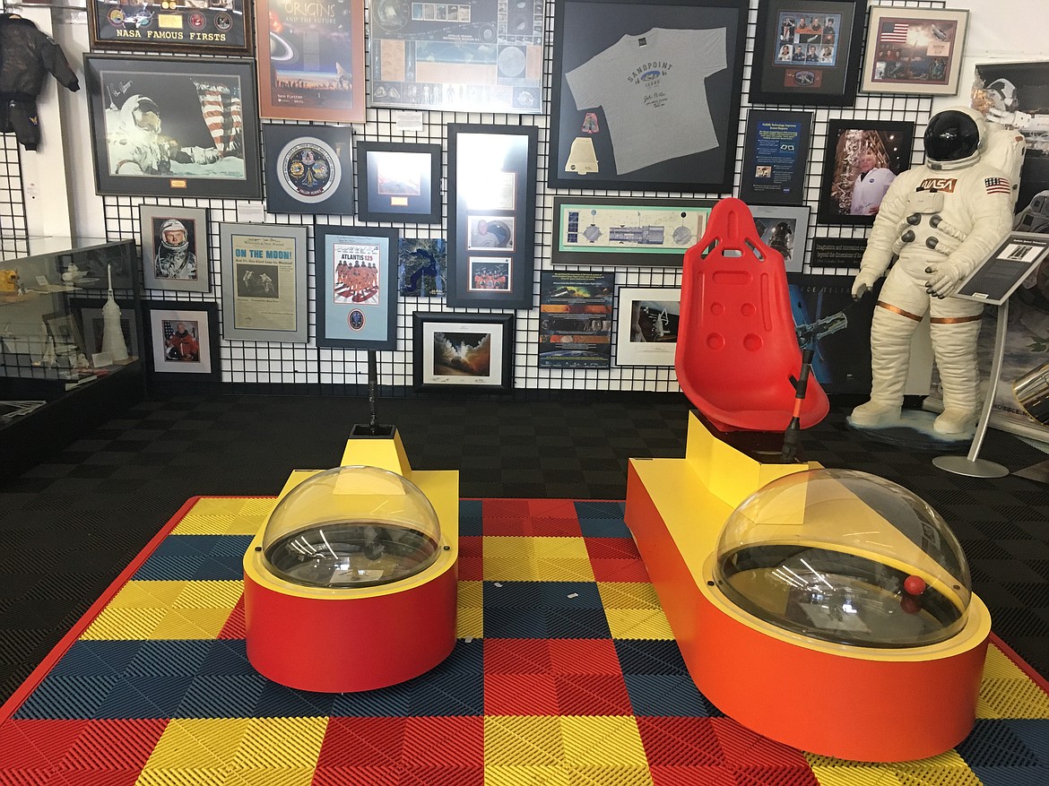 Little ones can test principles of physics in this play area near the NASA display (Courtesy photo)