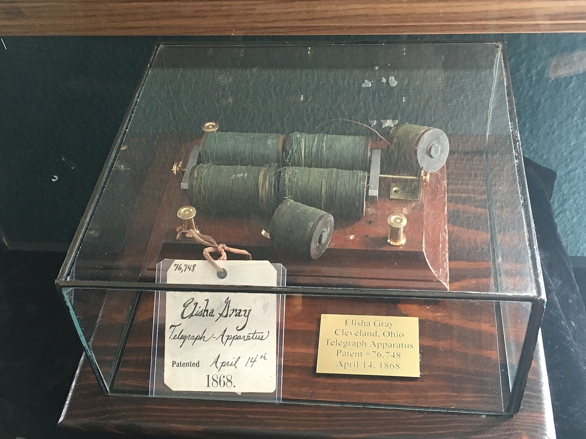 Before Alexander Graham Bell, Elisha Gray&#146;s telegraph prototype contributed to the invention of the telephone (Courtesy photo).