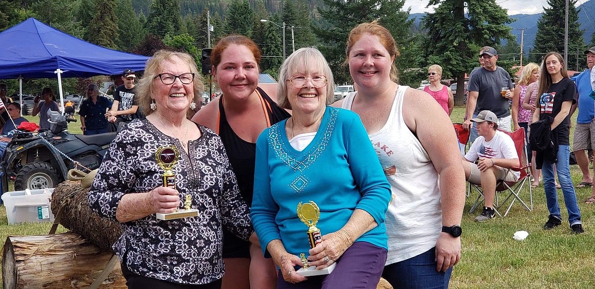 (Photo courtesy TERESA VAN BUREN)
&#147;I think that these ladies deserve recognition for still getting out there and participating in a physically demanding sport which helps fund the next year&#146;s festivities,&#148; Tabitha Van Buren said in submitting the photo. &#147;My sister and I actually had the winning time this year but because of their actions, we presented these ladies with the trophies anyways in order to pay homage to them.&#148;