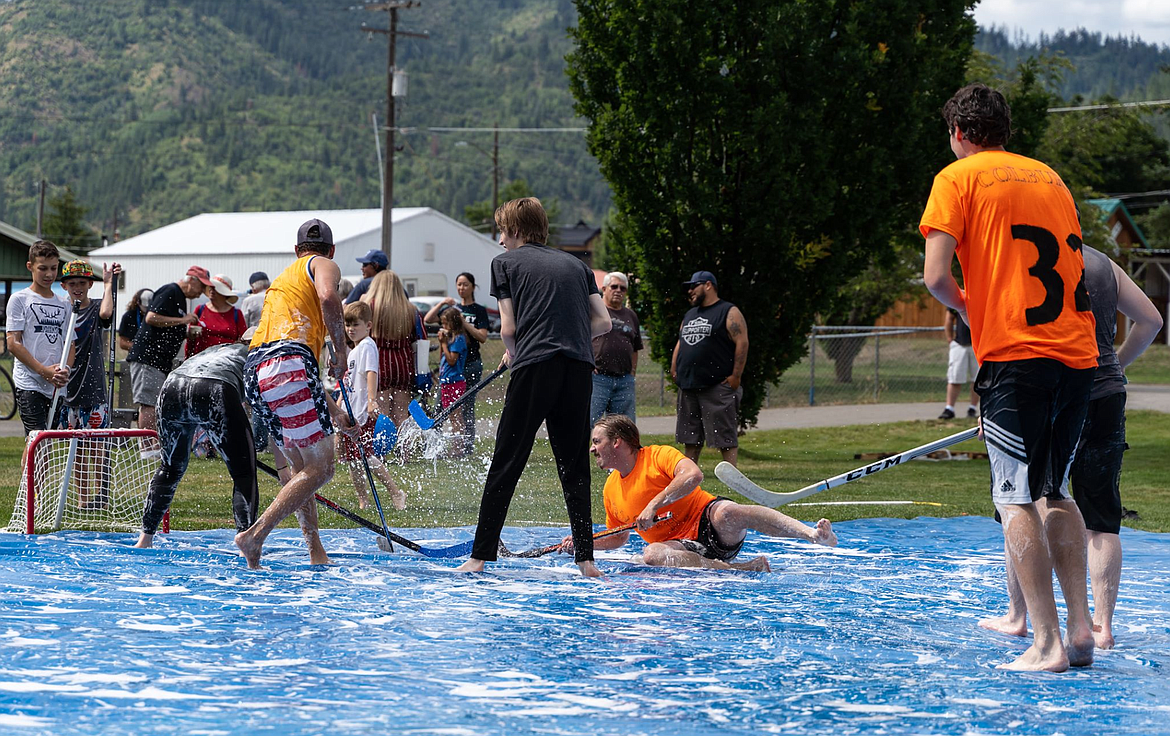 Photo by NATHAN DUGAN PHOTOGRAPHY
The thrills and spills of soap hockey!