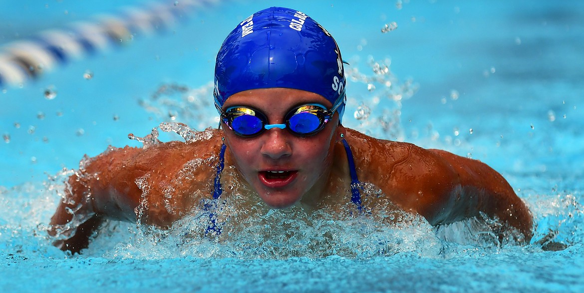 Campbell &quot;Soup&quot; Fox swims the Butterfly Saturday. (Jeremy Weber photo)