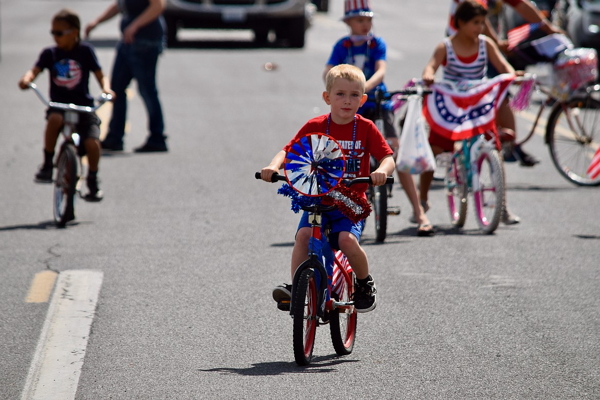 Charles H. Featherstone/Sun Tribune
You seemingly couldn't look anywhere during the Fourth of July parade without seeing red, white and blue.