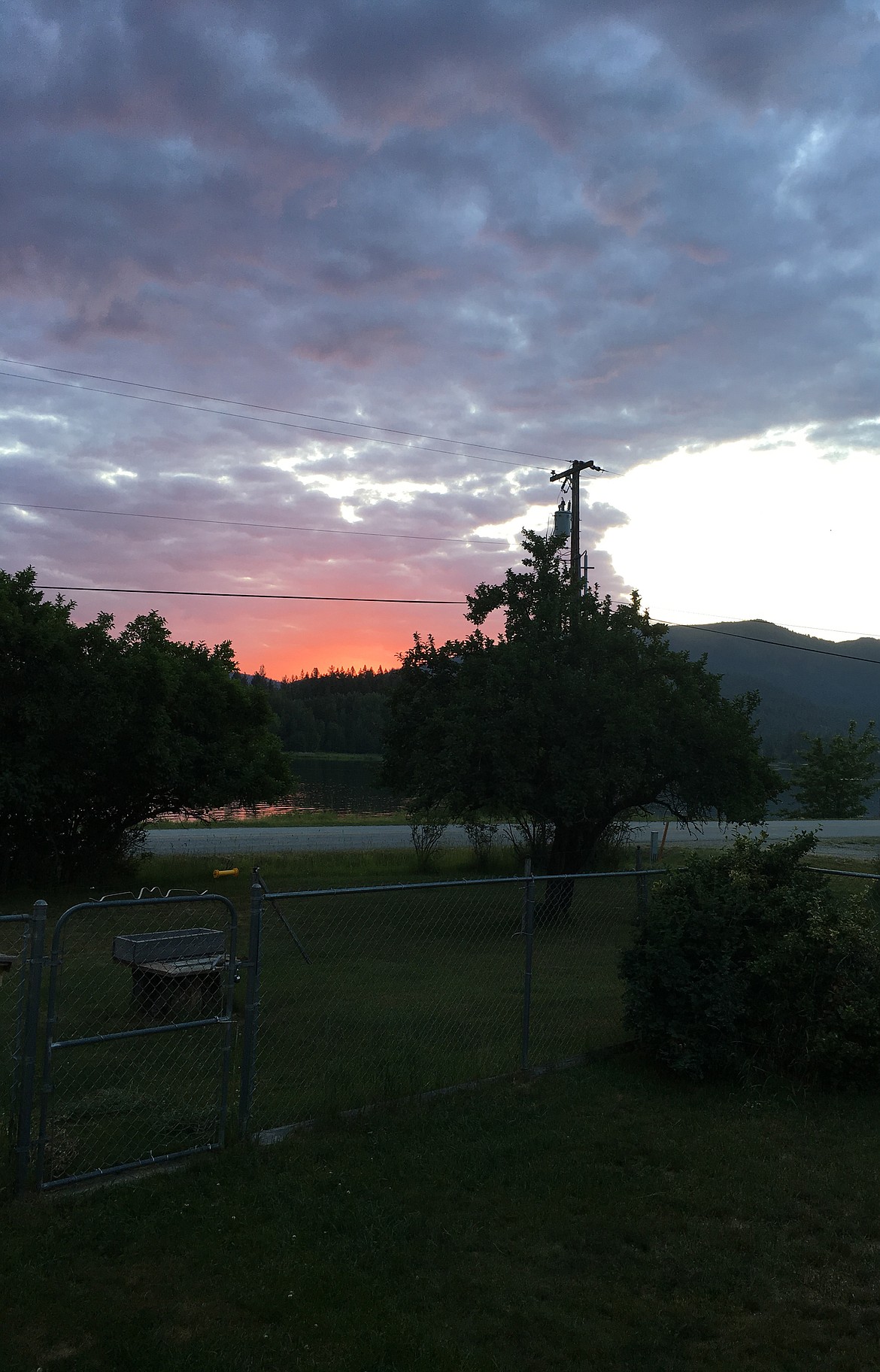 (Photo courtesy VI MUELLER)
Vi Mueller took this Best Shot of an Idaho sunrise at 5 a.m. in mid- June. If you have a picture you would like to see run as a Best Shot or I Took The Bee send it in to the Bonner County Daily Bee, P.O. Box 159, Sandpoint, Idaho, 83864; or email them to bcdailybee@bonnercountydailybee.com.