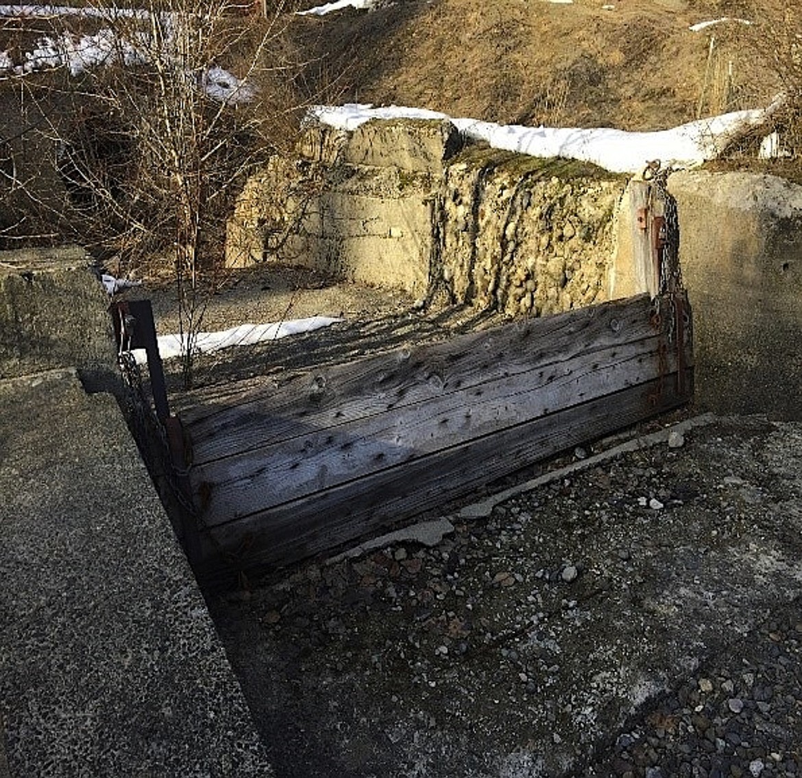 (Courtesy photo) 
The dam on the northern tip of Spirit Lake that helps prevent spring flooding and maintain summer lake levels was built in 1908 and needs to be replaced.