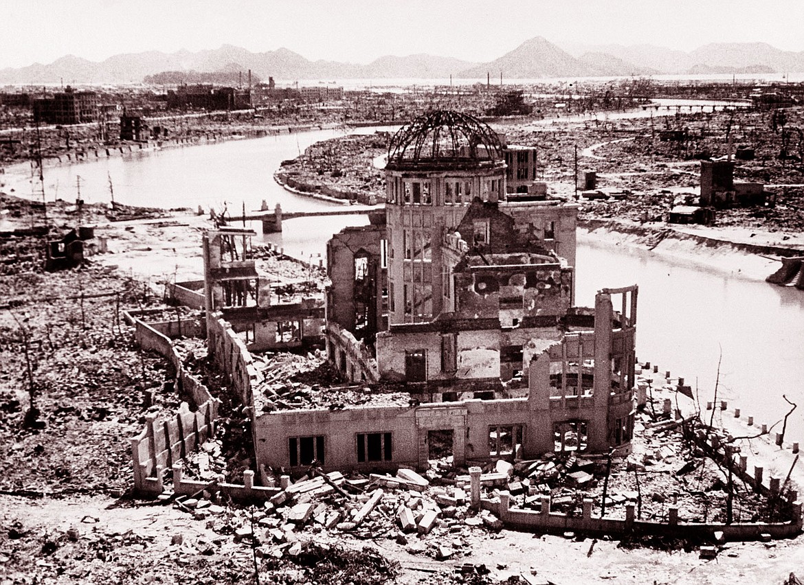 WIKIMEDIA COMMONS
The whole world changed on Aug. 6, 1945, when Colonel Paul W. Tibbets Jr. piloting the B-29 Superfortress bomber Enola Gay dropped the atomic bomb on Hiroshima.