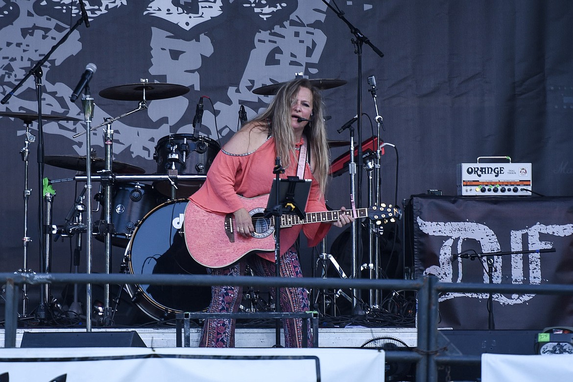 Shauney Fisher performs at the Big Sky Bash Saturday. (Ben Kibbey/The Western News)