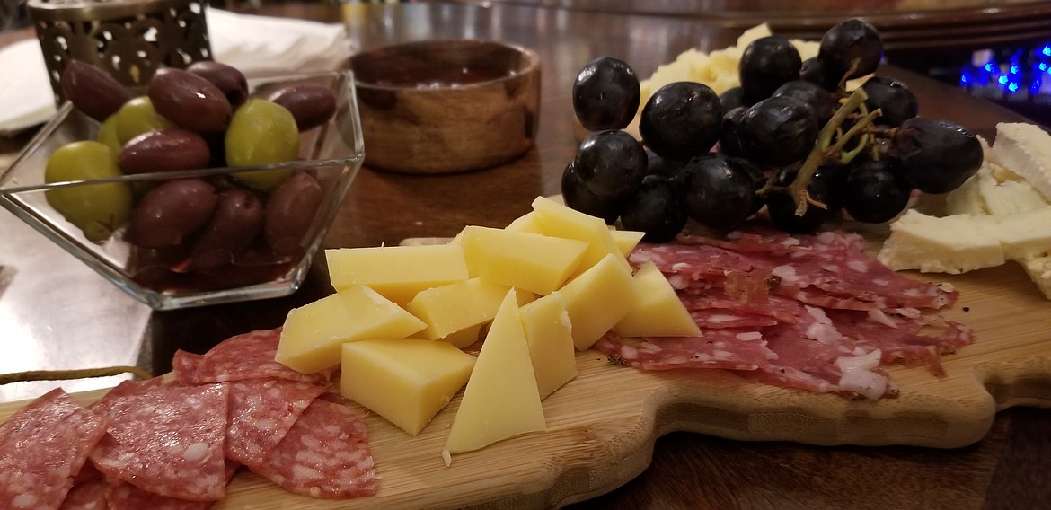 Photo by MANDI BATEMAN
Along with wine and beer, snacks were provided, like this sample from Heart Rock Wines.