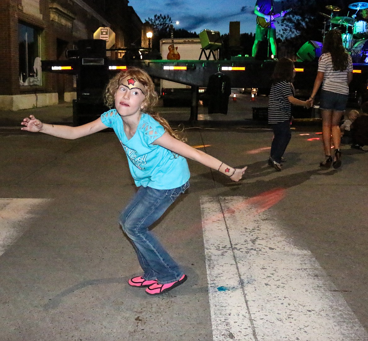 Photo by MANDI BATEMAN
Constance Allen dancing her heart out to the music of Area 56.