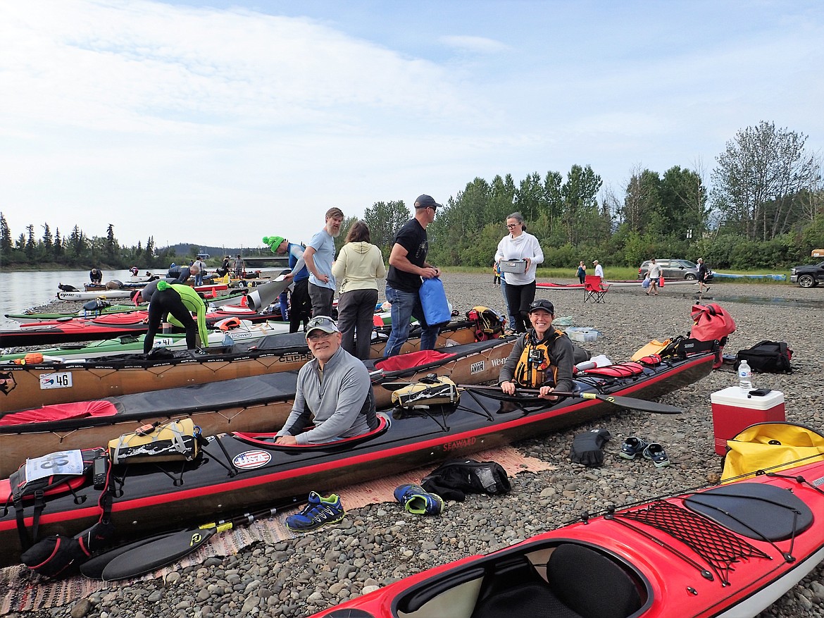 Courtesy photo
The team geared up getting ready to go back out on the water.