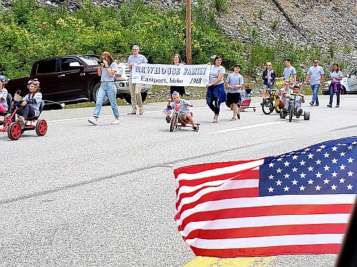 A family reunion chose to celebrate by joining the Eastport Fourth of July parade.