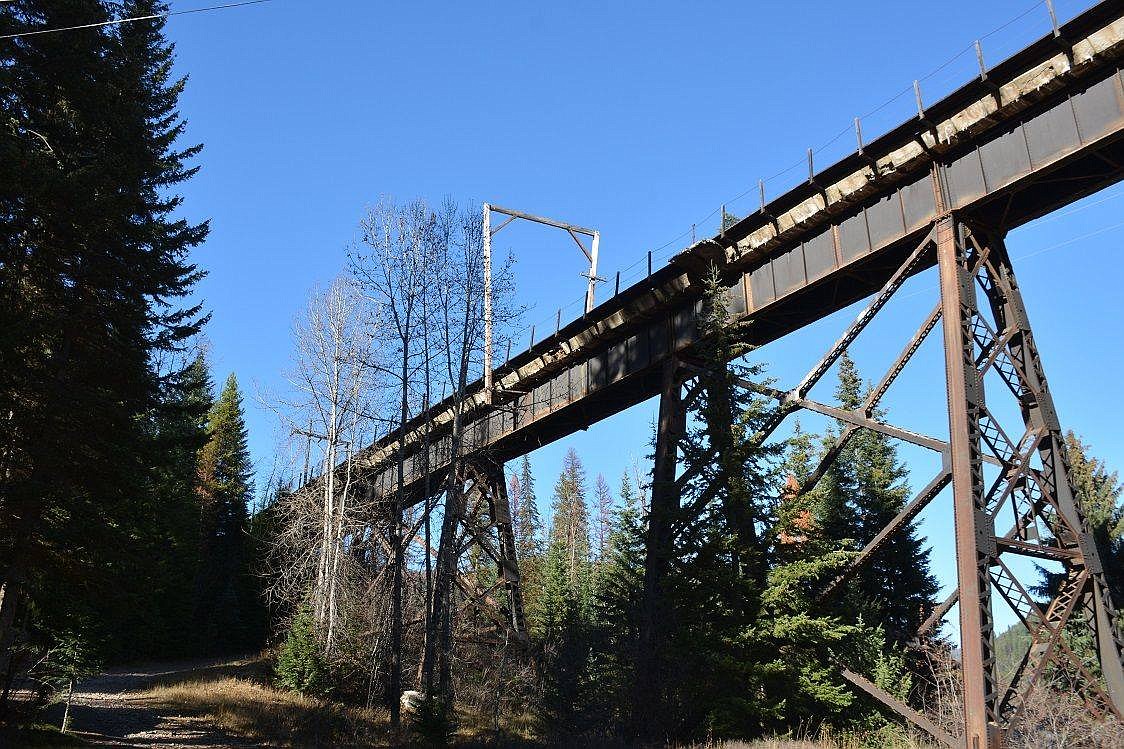 The Saltese trestle needs more than $2 million in restorations in order to remain operable for recreators. (Courtesy photo)