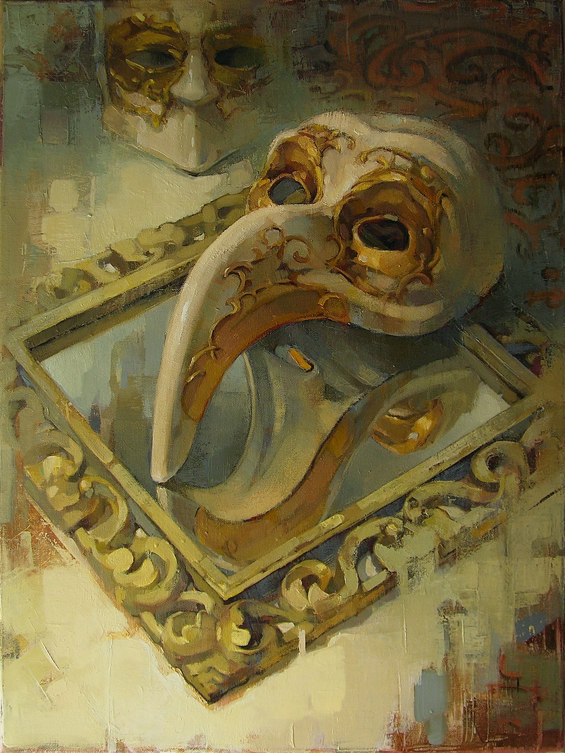 Intermission, oil on canvas. Brace.
